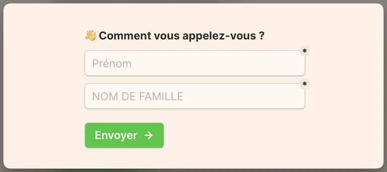 Database formulaire