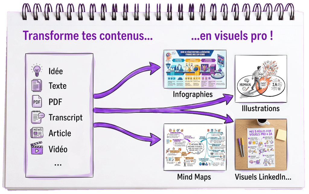 Crée dès demain tes VISUELS PRO avec l'IA,  facilement, sans prompter pendant des heures !